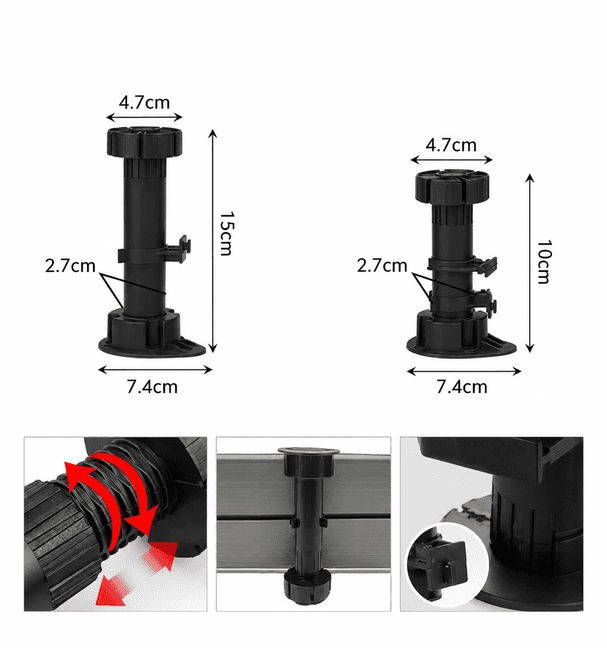 2D Hydraulic Hinge (Half Overlay) H-012